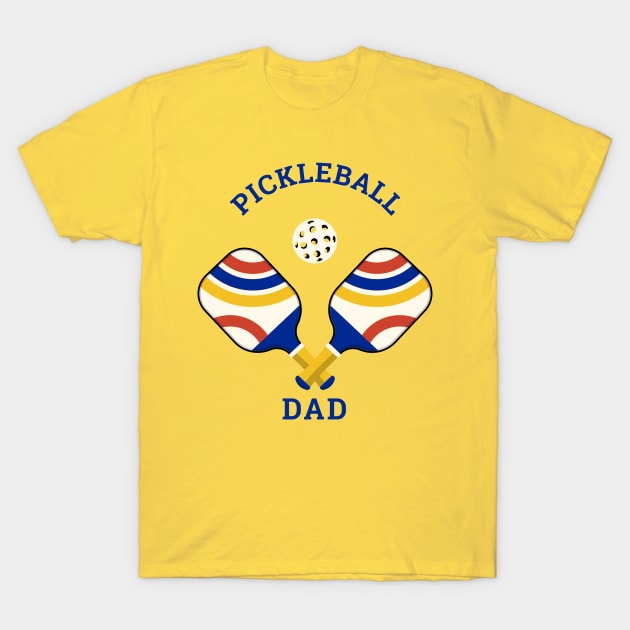 Pickleball Dad T-Shirt by Red Roof Designs